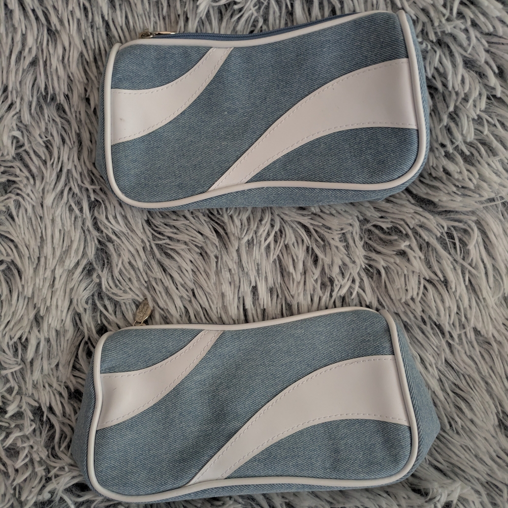Dior Blue and White Perfume Bag